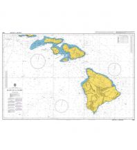 Nautical Charts British Admiralty Seekarte 1309 - Hawaii to Oahu 1:450.000 The UK Hydrographic Office