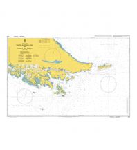 Nautical Charts British Admiralty Seekarte 1373 - South Eastern Part of Tierra del Fuego - Cap Hoorn 1:550.000 The UK Hydrographic Office