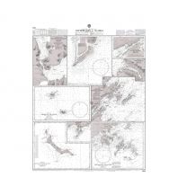 Nautical Charts British Admiralty Seekarte 1454 - Anchorages in Alaska 1:503.300  The UK Hydrographic Office