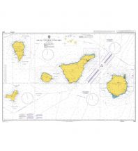Nautical Charts British Admiralty Seekarte 1861 - Islas Canarias, Gran Canaria to El Hierro 1:350.000 The UK Hydrographic Office