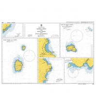 Nautical Charts British Admiralty Seekarte 1959 - Flores, Corvo and Santa Maria with Banco das Formigas 1:150.000 The UK Hydrographic Office