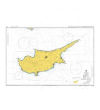 Nautical Charts British Admiralty Seekarte 2074 - Cyprus / Zypern 1:300.000 The UK Hydrographic Office