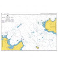 Nautical Charts British Admiralty Seekarte 2122 - Bizerte to Capo San Marco 1:300.000 The UK Hydrographic Office