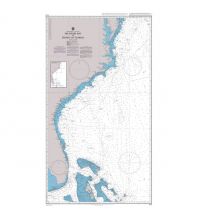 Nautical Charts British Admirality Seekarte 2710, Delaware Bay to Street of Florida 1:1.500.000 The UK Hydrographic Office