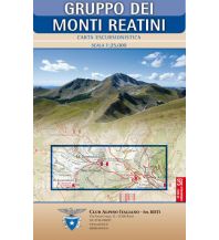 Wanderkarten Apennin CAI Carta escursionistica Gruppo dei Monti Reatini 1:25.000 Edizioni Il Lupo
