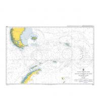 Nautical Charts British Admiralty Seekarte 3200  - Falkland Islands to South Sandwich Islands and Graham Land 1:3.750.000 The UK Hydrographic Office