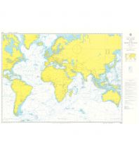 Nautical Charts British Admiralty Seekarte 4001 - Planning Chart for the Atlantic and Indian Oceans 1:27.000.000 The UK Hydrographic Office