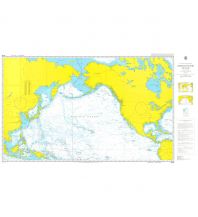 Nautical Charts British Admiralty Seekarte 4008 - North Pacific Ocean 1:20.000.000 The UK Hydrographic Office