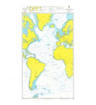 Nautical Charts British Admiralty Seekarte 4015 - Planning Chart for the Atlantic Ocean 1:20.000.000 The UK Hydrographic Office