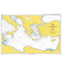 Nautical Charts Mediterranean British Admiralty Seekarte 4302 - Östliches Mittelmeer / Mediterranean Sea - Eastern Part 1:2.250.000 The UK Hydrographic Office