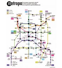 Eisenbahn Postkarte: Metropa - Das europäische Superschnellbahnnetz Studio 77