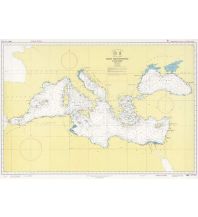 Nautical Charts Italienische Seekarte 360 - Mediterranean Sea and Black Sea 1:4.200.000 Nautica Italiana