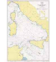 Seekarten Italienische Seekarte 434 - Ligurian Sea - Tyrrhenian Sea - Strait of Sicily 1:1.000.000 Nautica Italiana