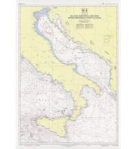 Seekarten Italienische Seekarte 435 - Adriatic Sea to Ionian Sea - South Tyrrhenian 1:1.000.000 Nautica Italiana