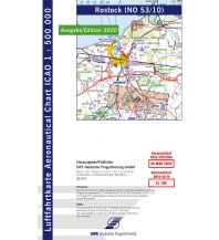 Aviation Charts ICAO Luftfahrtkarte Rostock 1:500.000 - Edition 2021 DFS Deutsche Flugsicherung