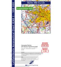 Aviation Charts ICAO Luftfahrtkarte Berlin 1:500.000 - Edition 2021 DFS Deutsche Flugsicherung