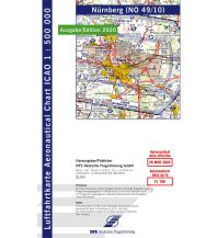 Aviation Charts ICAO Luftfahrtkarte Nürnberg 1:500.000 - Edition 2021 DFS Deutsche Flugsicherung