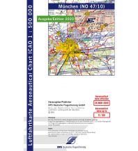 Aviation Charts ICAO Luftfahrtkarte München 1:500.000 Edition 2024 DFS Deutsche Flugsicherung
