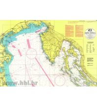 Nautical Charts Croatia and Adriatic Sea Kroatische Seekarte INT 3410 - Rijeka - Venezia 1:250.000 Hrvatski Hidrografski Institut