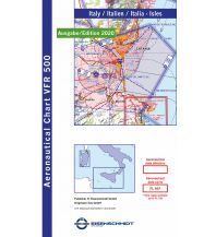 Flugkarten DFS Visual 500 Italy Isle - Sicily / Sardinia 1:500.000 - Edition 2020 DFS Deutsche Flugsicherung