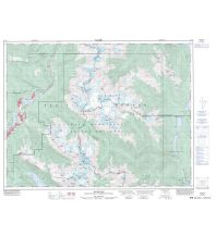 Wanderkarten Kanada Canadian Topographic Map 92-J/2, Whistler 1:50.000 Surveys and Mapping Branch Canada