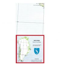 Hiking Maps Denmark - Greenland Saga Map 17 Grönland - Pituffik / Thule Air Base 1:250.000 Saga Maps