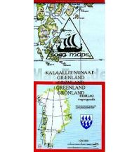 Hiking Maps Denmark - Greenland Saga Map 19 Grönland, Tasiilaq, Angmagssalik 1:250.000 Saga Maps
