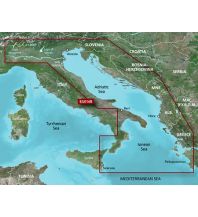 Nautical Charts Croatia and Adriatic Sea BlueChart g3 HEU014R - Italien/Kroatien, Adriatisches Meer - Ionisches Meer Garmin
