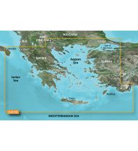 Nautical Charts BlueChart g3 HEU015R - Aegean/Ionian Sea and Sea of Marmara Garmin
