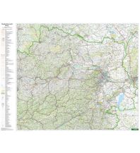 f&b Straßenkarten Wandkarte-Magnetmarkiertafel: Niederösterreich, Wien 1:200.000 Freytag-Berndt und Artaria
