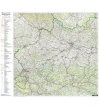 f&b Road Maps Wandkarte-Markiertafel: Oberösterreich 1:200.000 Freytag-Berndt u. Artaria KG