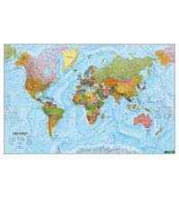 Weltkarten Wandkarte-Magnetmarkiertafel: Weltkarte politisch Deutsch 1:35.000.000 Freytag-Berndt und Artaria