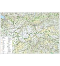 f&b Straßenkarten Wandkarte-Magnetmarkiertafel: Tirol - Vorarlberg 1:200.000 Freytag-Berndt und Artaria