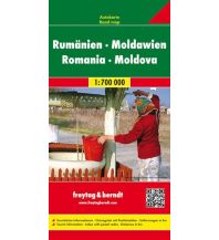 f&b Posters and Wall Maps Markiertafel: Rumänien - Moldawien 1:700 000 Freytag-Berndt u. Artaria KG