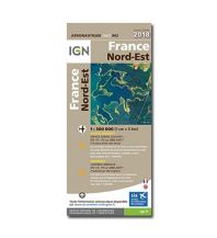 Flugkarten ICAO-Luftfahrkarte Frankreich 2: Nordost 1:500.000 Edition 2018 Eisenschmidt