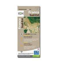 Flugkarten ICAO Luftfahrkarte Frankreich 4: Südost 1:500.000 Edition 2018 Eisenschmidt