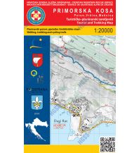Wanderkarten Kroatien HGSS-Wanderkarte Primorska Kosa 1:20.000 HGSS