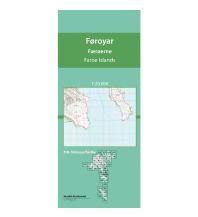 Hiking Maps Topografiskt kort Føroyar/Färöer 508, Nólsoyarfjørður 1:20.000 Kort & Matrikelstyrelsen