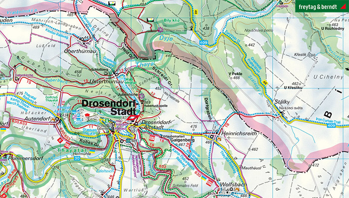 Karte Wildbadeplatz Drosendorf