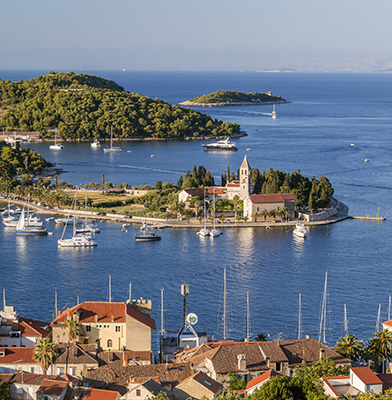 Hafen von Vis, Kroatien
