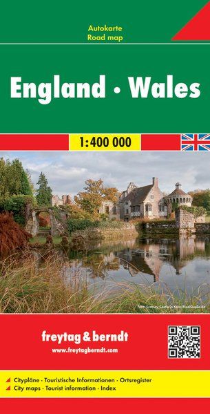 England - Wales Straßenkarte 1:400.000 freytag und berndt