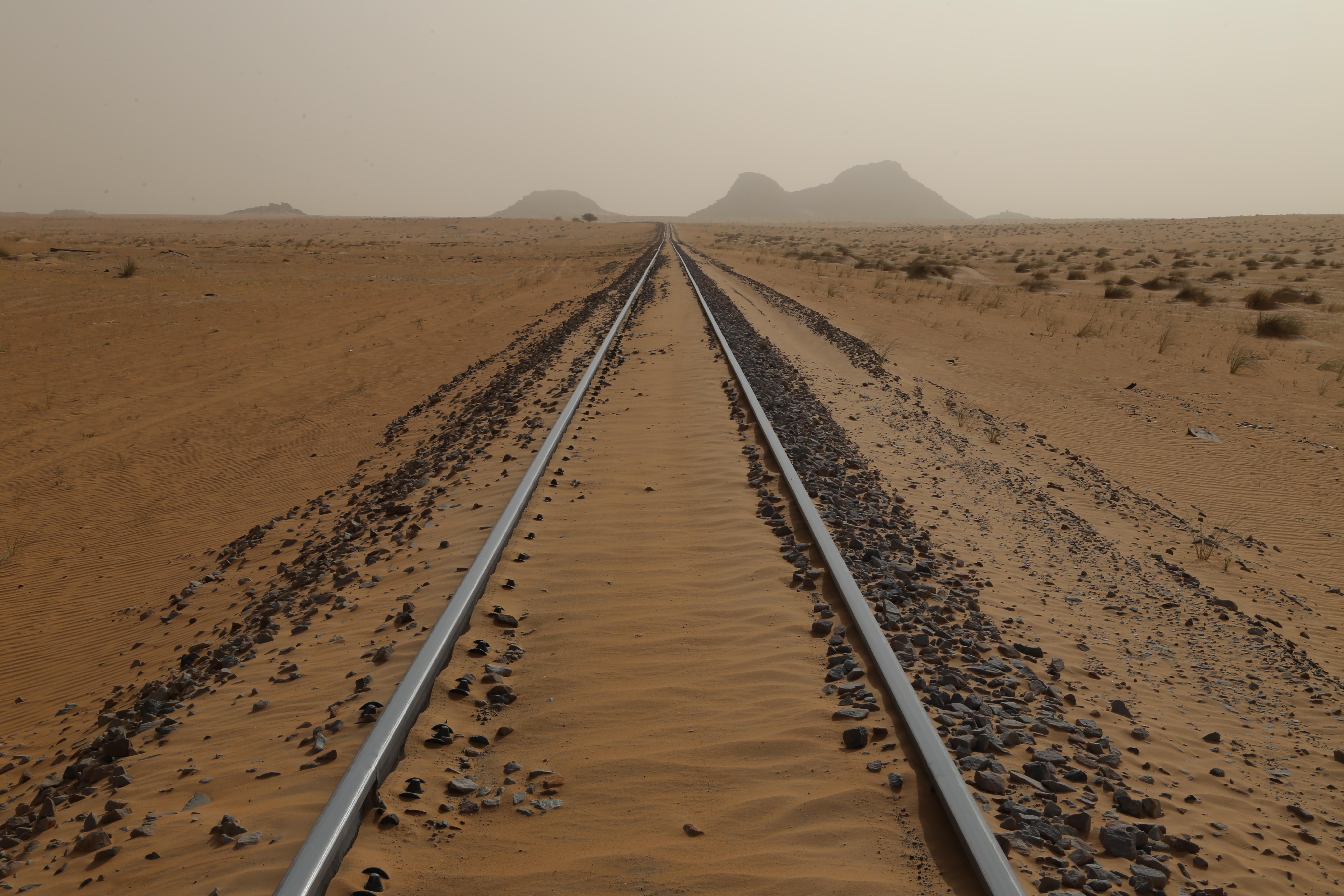 Die Gleise der längsten und schwersten Eisenbahn der Welt ©Sabine Buchta und Peter Unfried