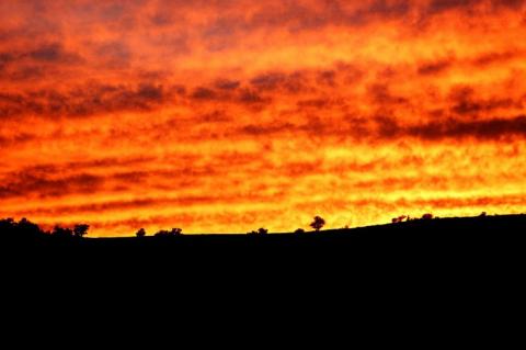 Sonnenuntergang im Hohen Atlas © marokko-erfahren
