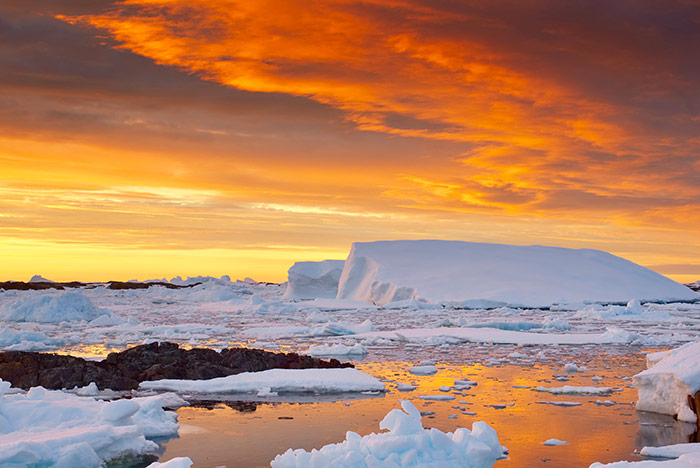 Sonnenuntergang Antarktis ©Claudia und Jürgen Kirchberger